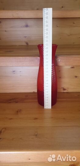 Ваза цветное стекло СССР