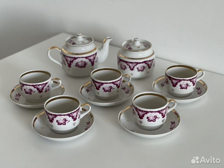Сервизы чайные СССР