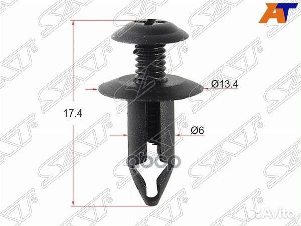 Клипса решетки радиатора GM/nissan (1 шт.) stkj