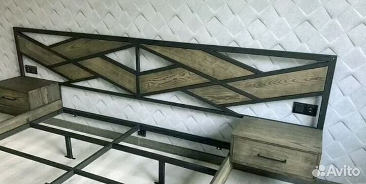 Кровать железная