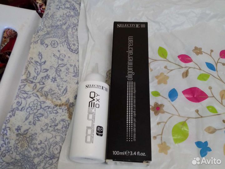 Краска для волос+эмульсия Selective professional