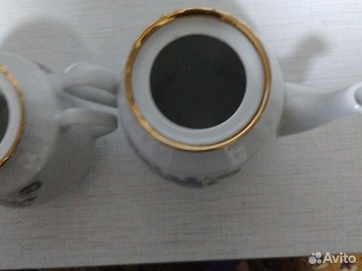 Заварочный чайник и сахарница СССР