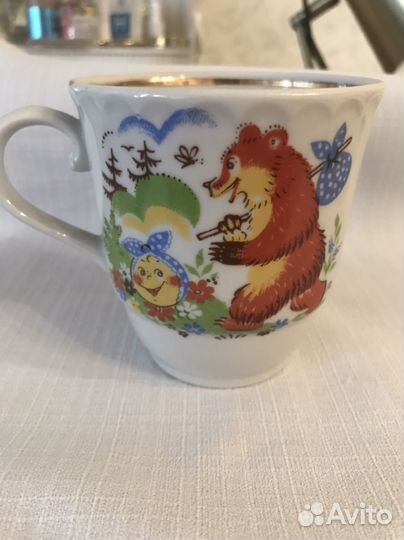 Детский столовый набор колобок