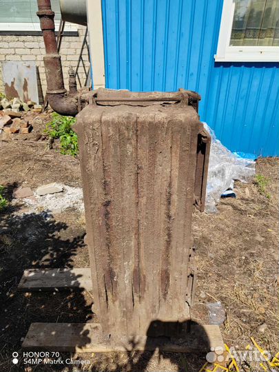 Твердотопливный котёл чугунный