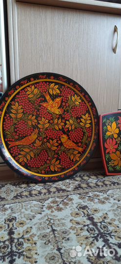 Панно настенное с росписью 