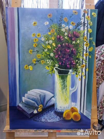 Картина маслом на холсте натюрморт