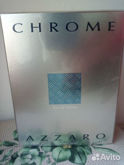 Оригинал.200мл.Azzaro Chrome.Муж.New.Ваш праздник