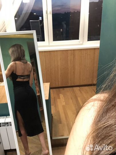 Платье лапша черное petelka