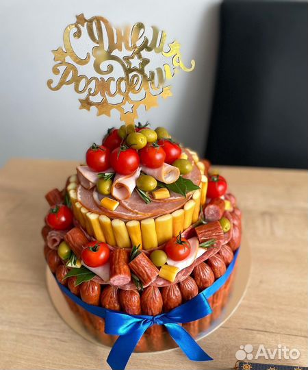 Мужские колбасные мясные букеты для мужчин