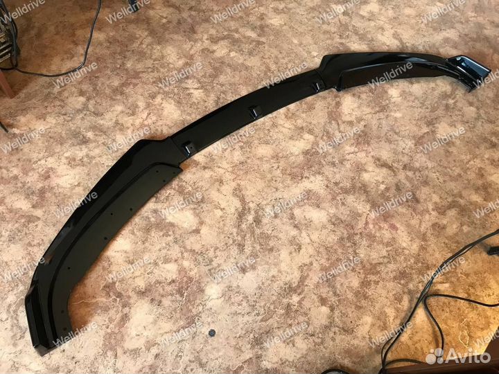 Сплиттер BMW 3 F30 NM на бампер без М пакета