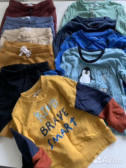 Вещи пакетом на мальчика 98 104