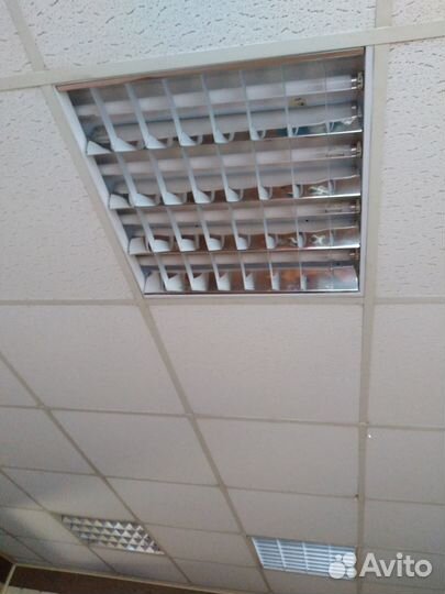 Светильники с потолком армстронг. Комплект