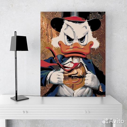 Денежная картина Скрудж