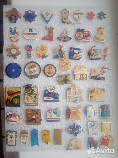 Значки (официальные знаки Олимпийских игр) 3