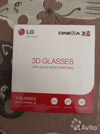 3 d очки lg