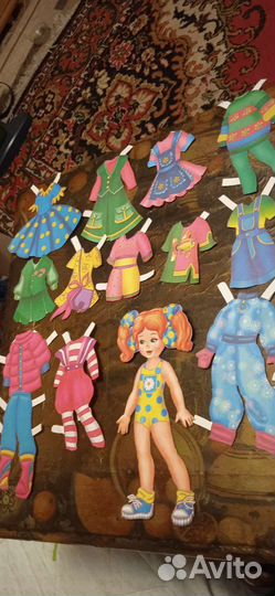 Бумажные куклы СССР с гардеробом