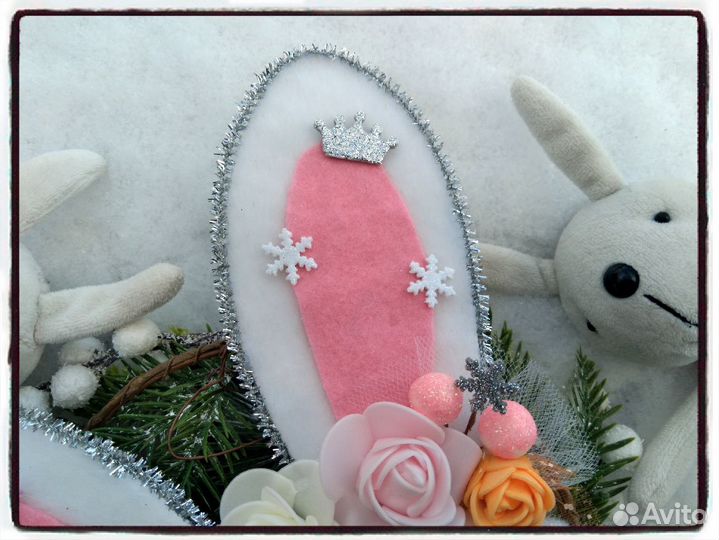 Ушки зайчика,Ободок ушки зайчика