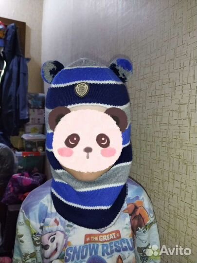 Шапка шлем kotik 50-52 см