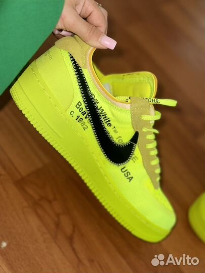 Nike air force 1 off white volt