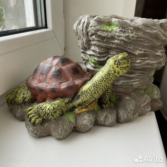 Кашпо черепаха керамика