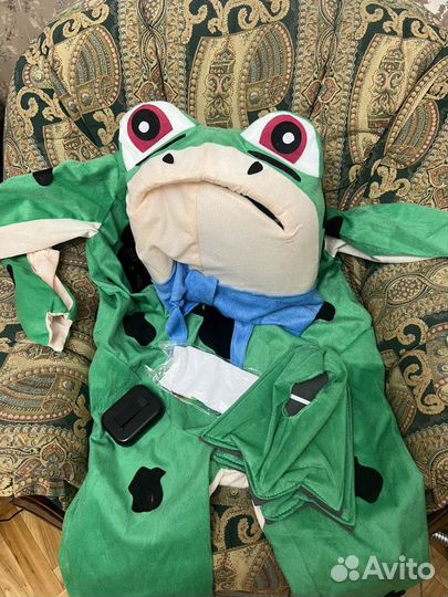 Карнавальный костюм надувная лягушка