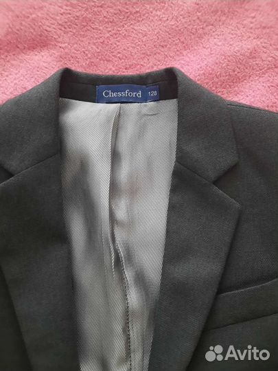 Пиджак школьный для мальчика 128