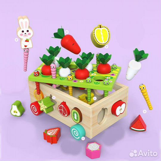 Развивающие деревянные игрушки