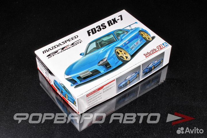 Сборная модель Mazda RX-7 FD3S, A-spec, GT-C, mazdaspeed, '99 06147 aoshima Япония