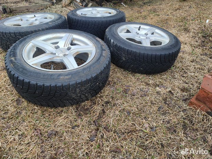 Литые диски r14 на ваз с зимней резиной