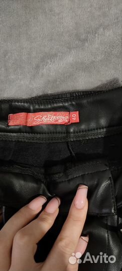 Шорты женские кожаные