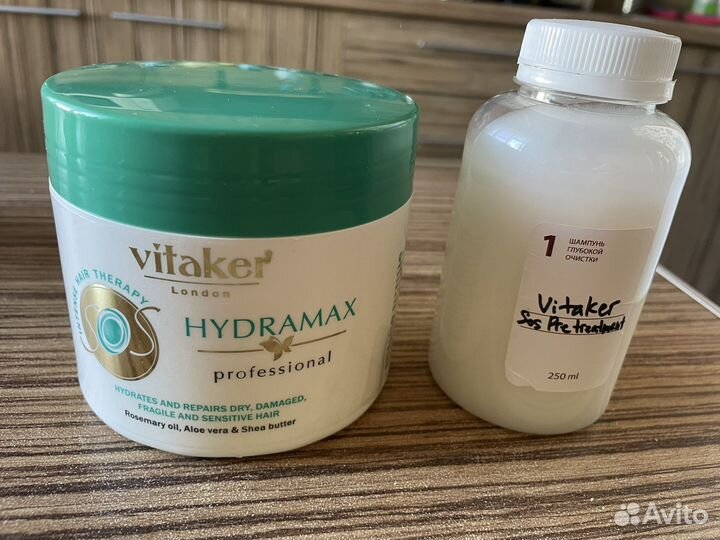 Холодный ботокс для волос vitaker Бразилия