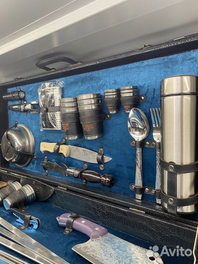 Набор шампуров в чемодане №10/XXL