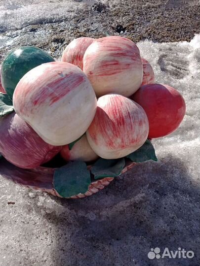 Яблоки керамические