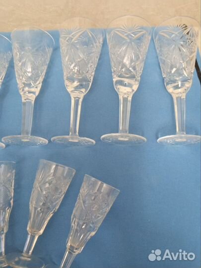 Фужеры хрустальные СССР