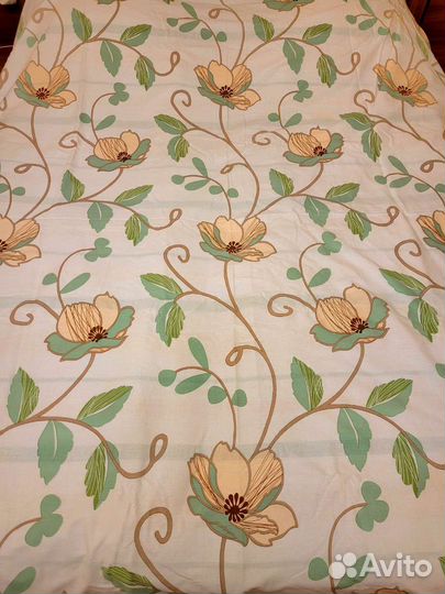 Постельное белье евро пододеяльник б/у 2 шт