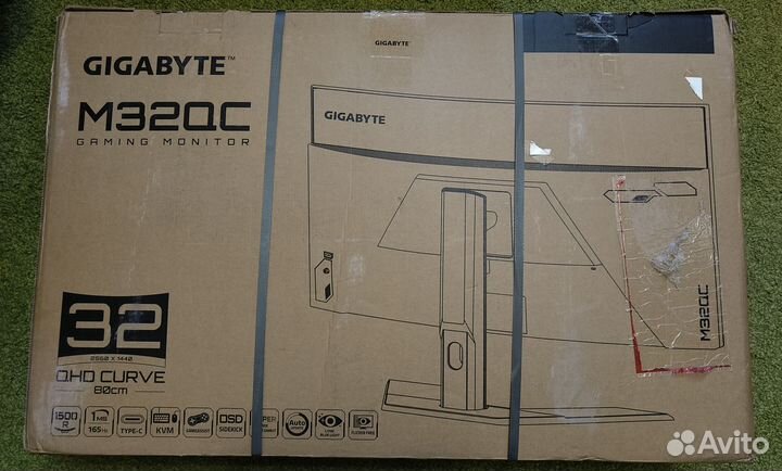 Мониторы Gigabyte M32qc 2k и LG 32ul750 4k 32