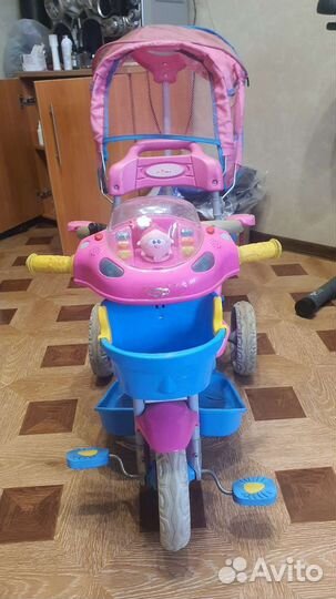 Детский велосипед с ручкой