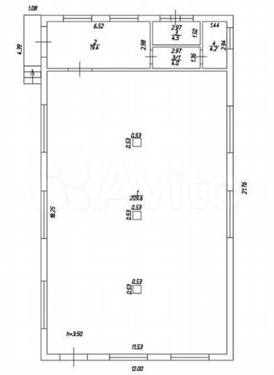 Помещение свободного назначения 240 м²
