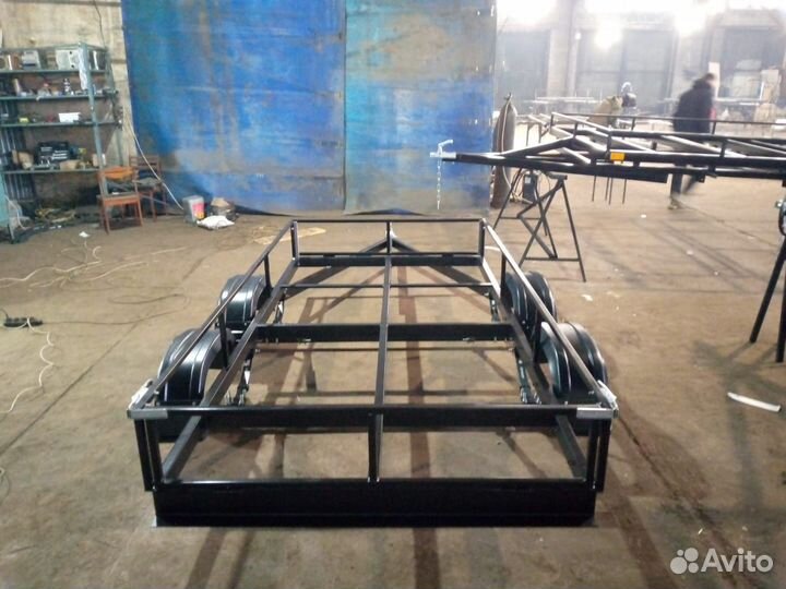 Прицеп бортовой 2 оси без обшивки