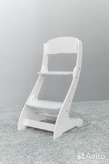 Растущий стул белый