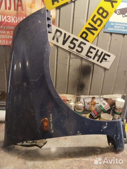 Крыло переднее правое Рено Симбол