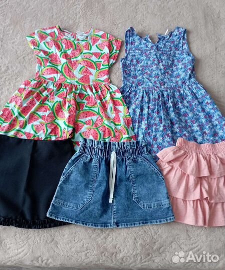 Пакет одежды для девочки на 3 - 4 года