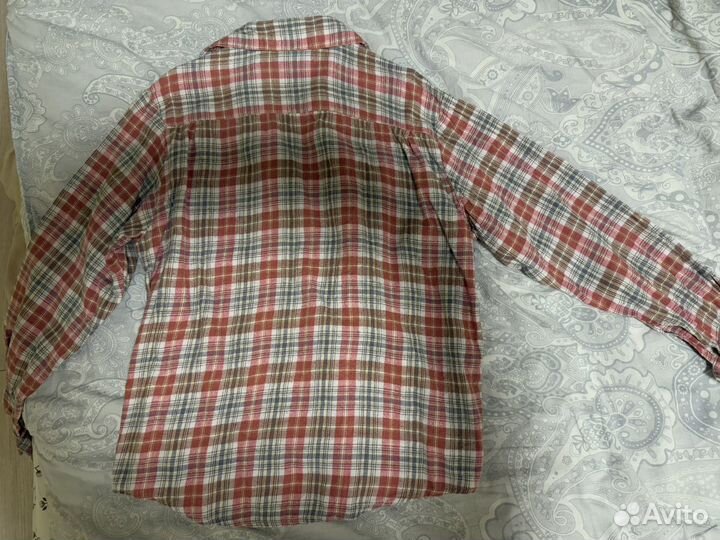 Рубашка и кофта 128 для мальчика