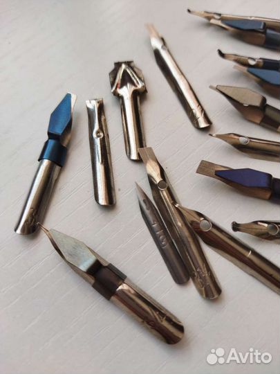 Перья шрифтовые