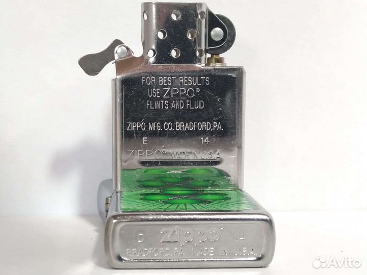 Зажигалка Zippo клевер удача оригинал новая Зиппо