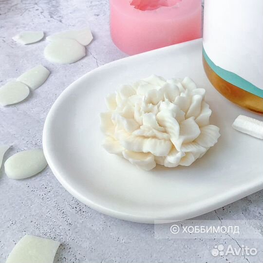 Силиконовый молд Пион, арт. 8