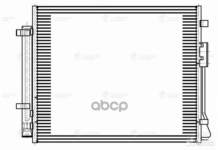 Радиатор кондиц. для А/М KIA sorento III (14)