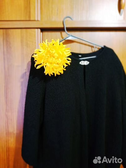 Брошь большой цветок