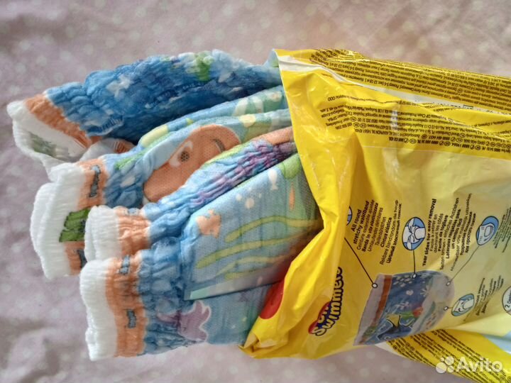 Подгузники-трусики для плавания