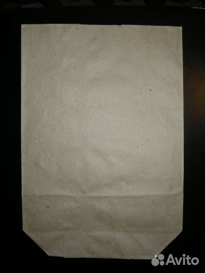 Пакеты бумажные Крафт, 125*85*300, 90г/м²,500шт/уп